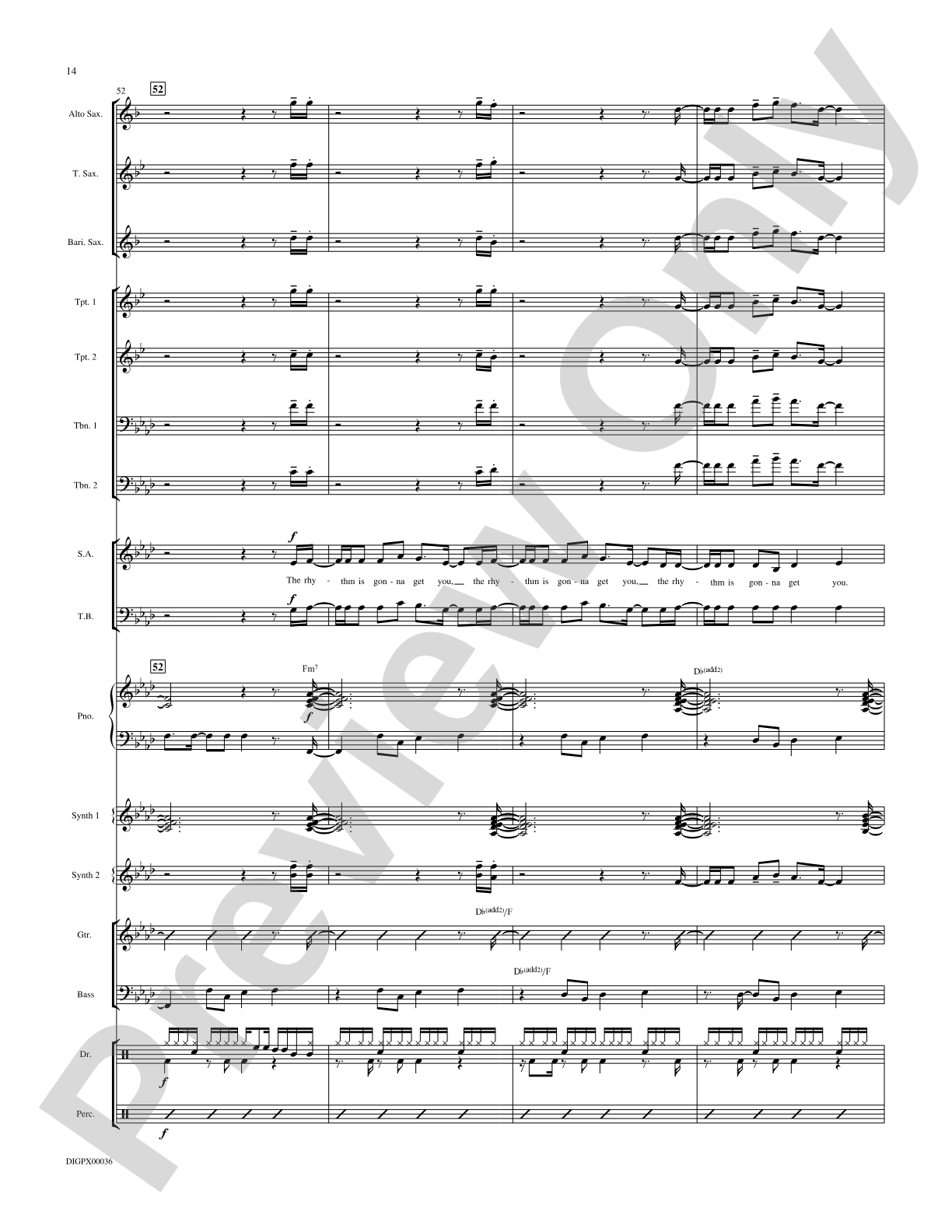 Rhythm Is Gonna Get You: Choral SoundPax