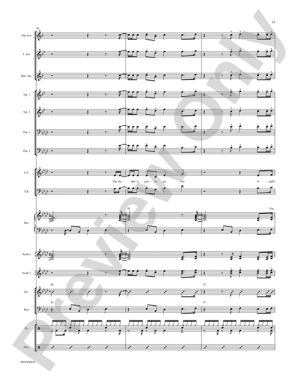 Rhythm Is Gonna Get You: Choral SoundPax
