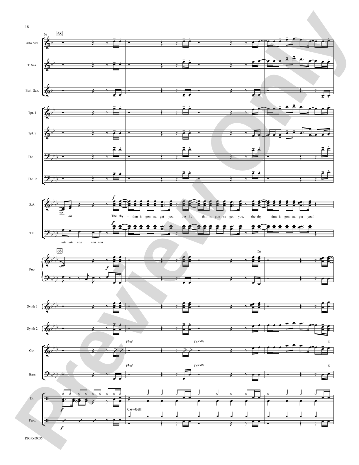Rhythm Is Gonna Get You: Choral SoundPax