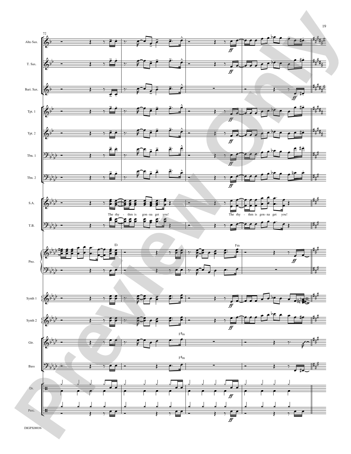 Rhythm Is Gonna Get You: Choral SoundPax