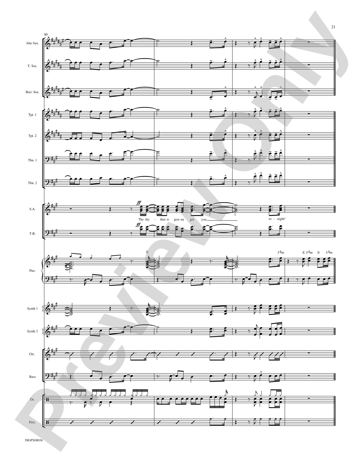 Rhythm Is Gonna Get You: Choral SoundPax