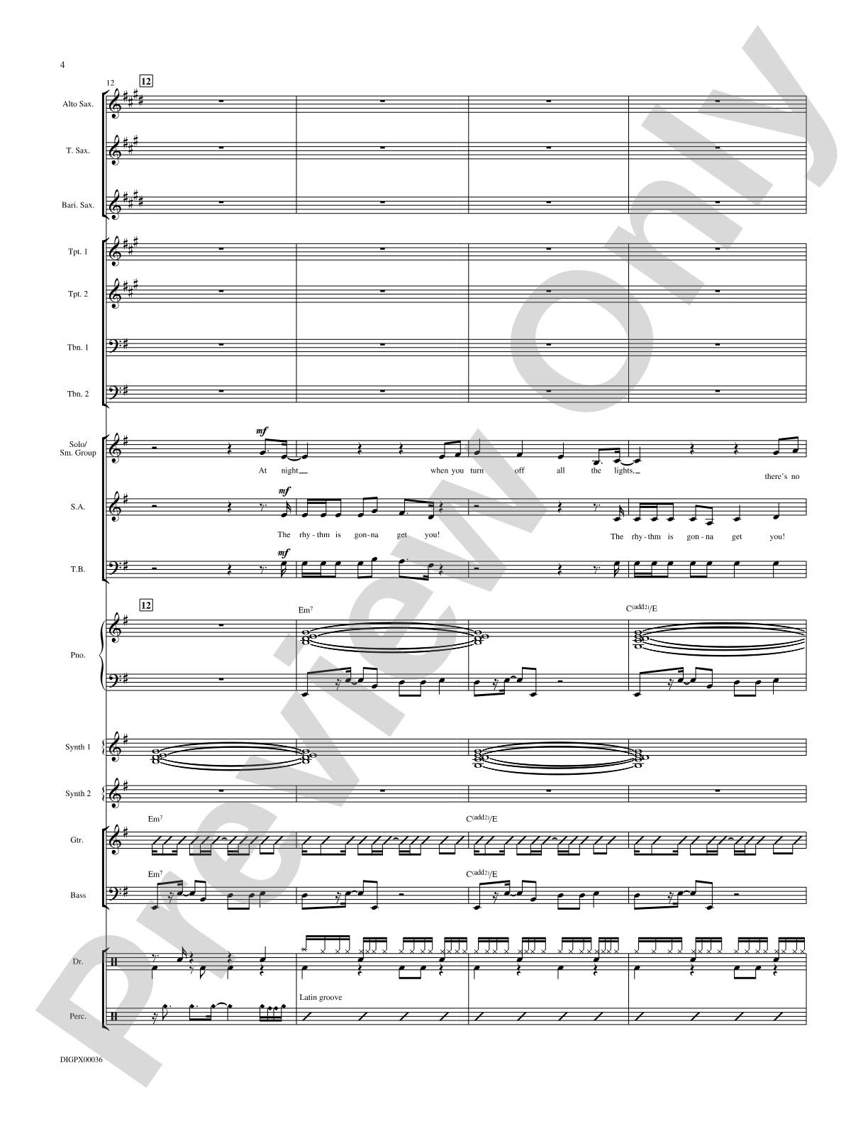 Rhythm Is Gonna Get You: Choral SoundPax