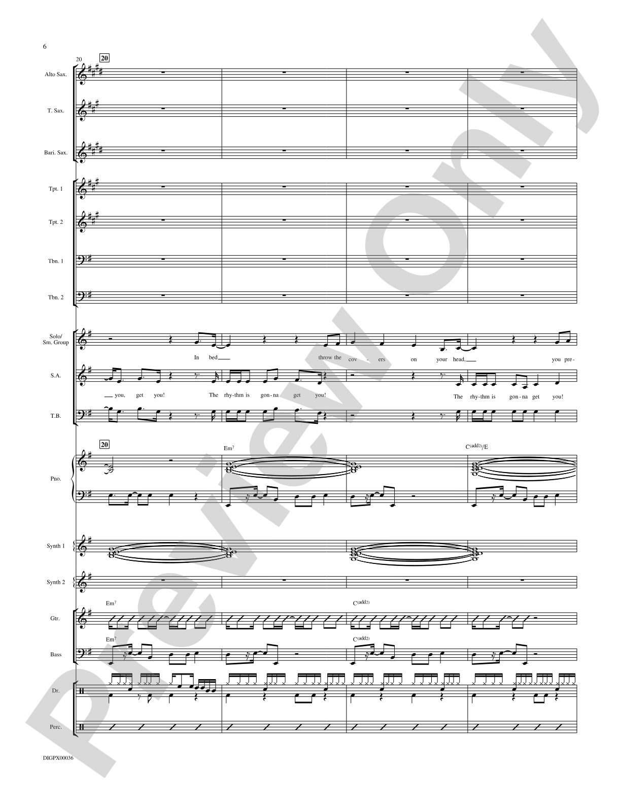 Rhythm Is Gonna Get You: Choral SoundPax