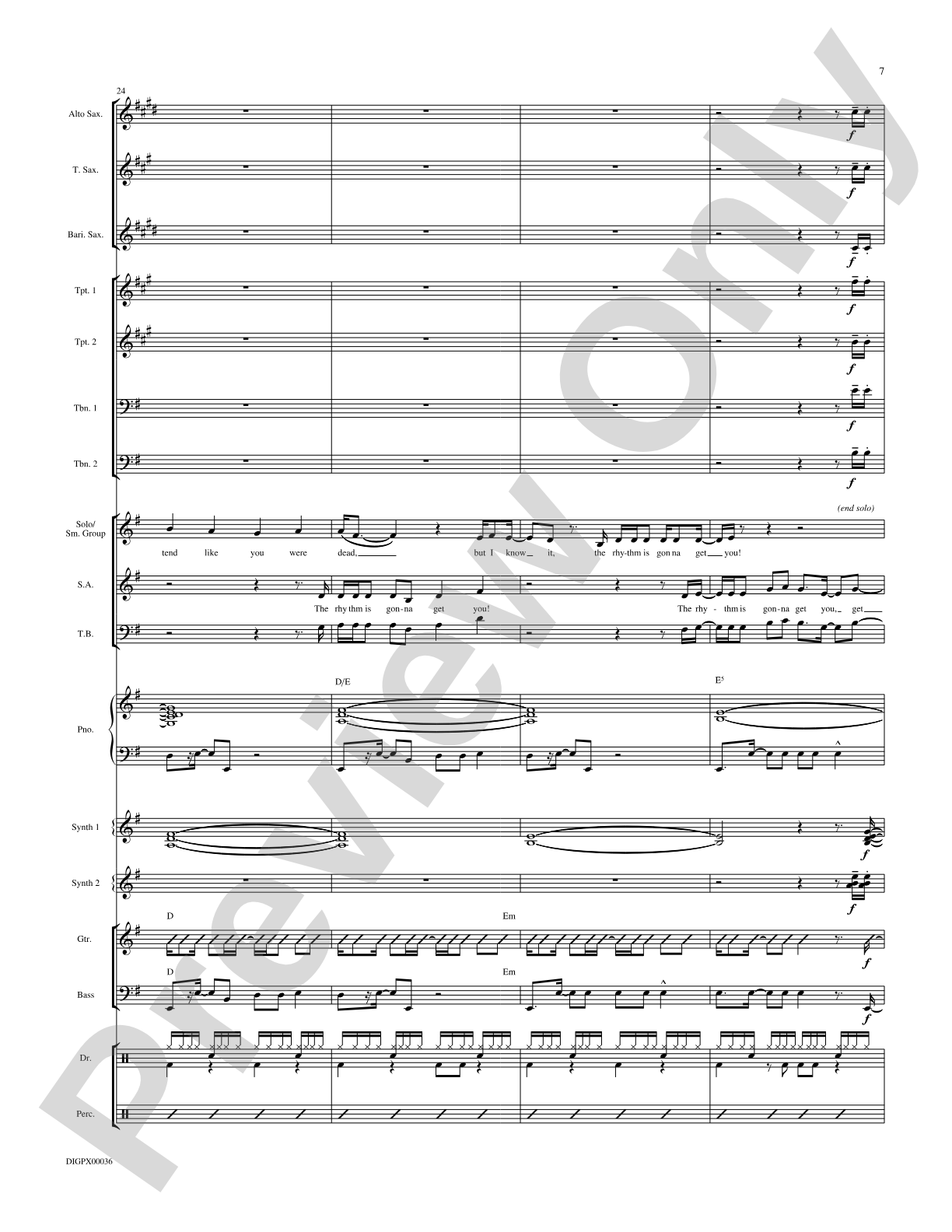Rhythm Is Gonna Get You: Choral SoundPax