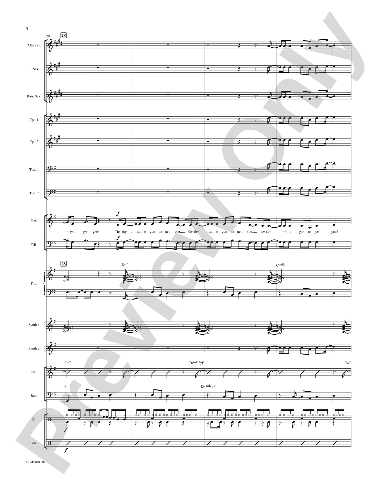 Rhythm Is Gonna Get You: Choral SoundPax