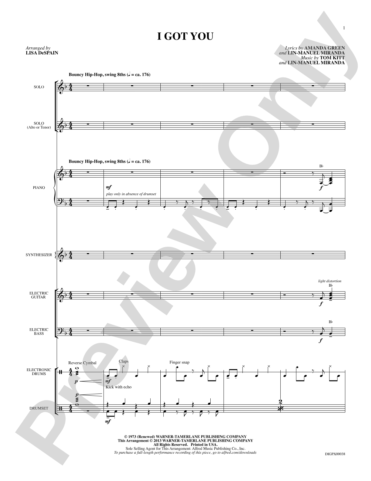 I Got You: Choral SoundPax