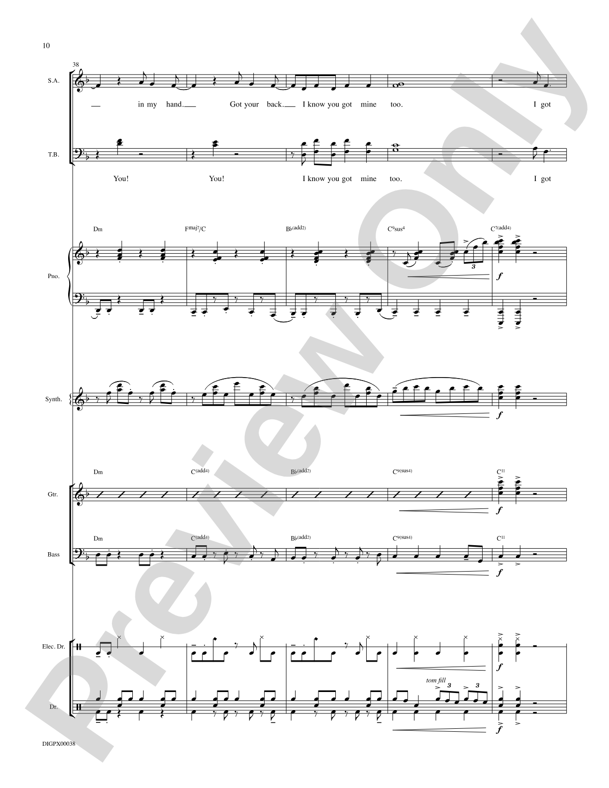 I Got You: Choral SoundPax