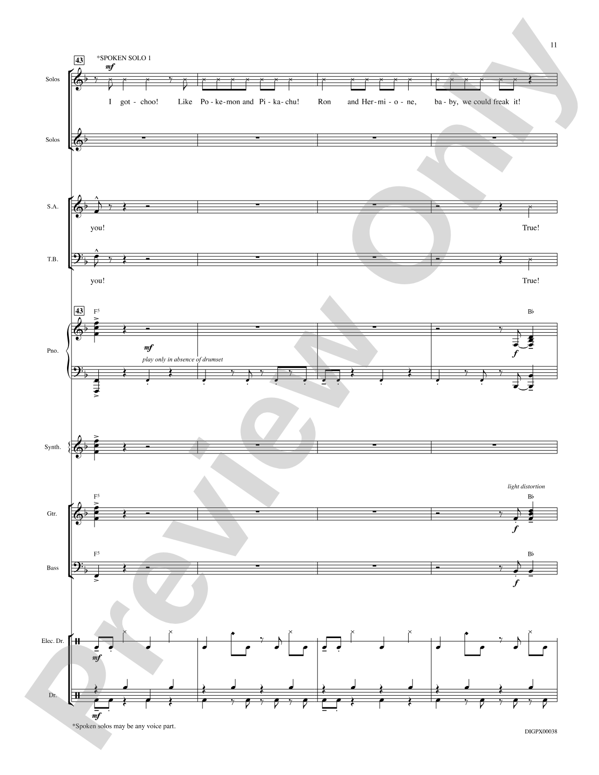 I Got You: Choral SoundPax