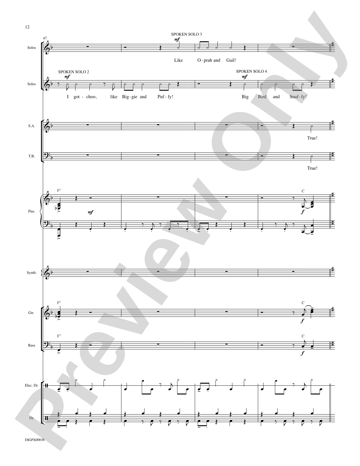 I Got You: Choral SoundPax