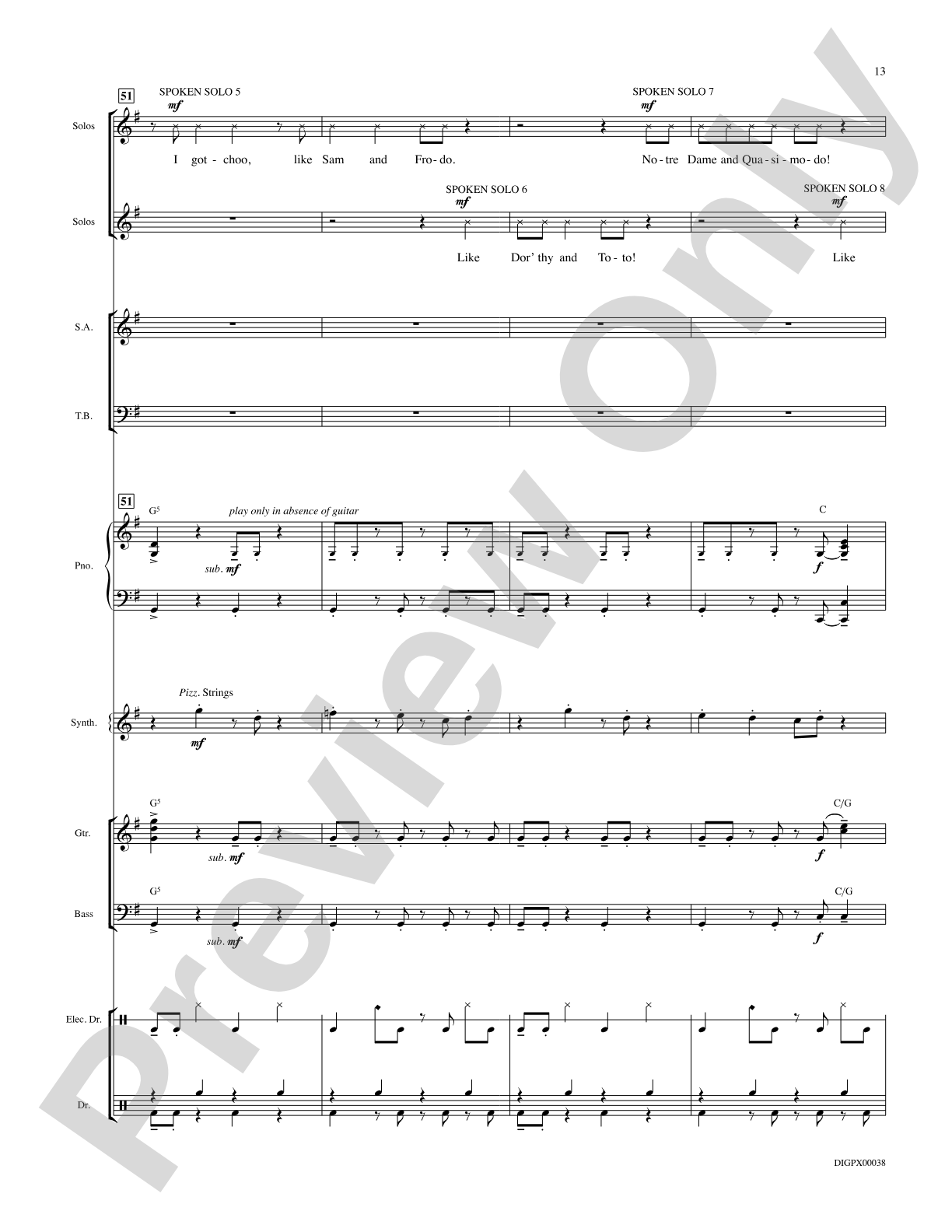 I Got You: Choral SoundPax