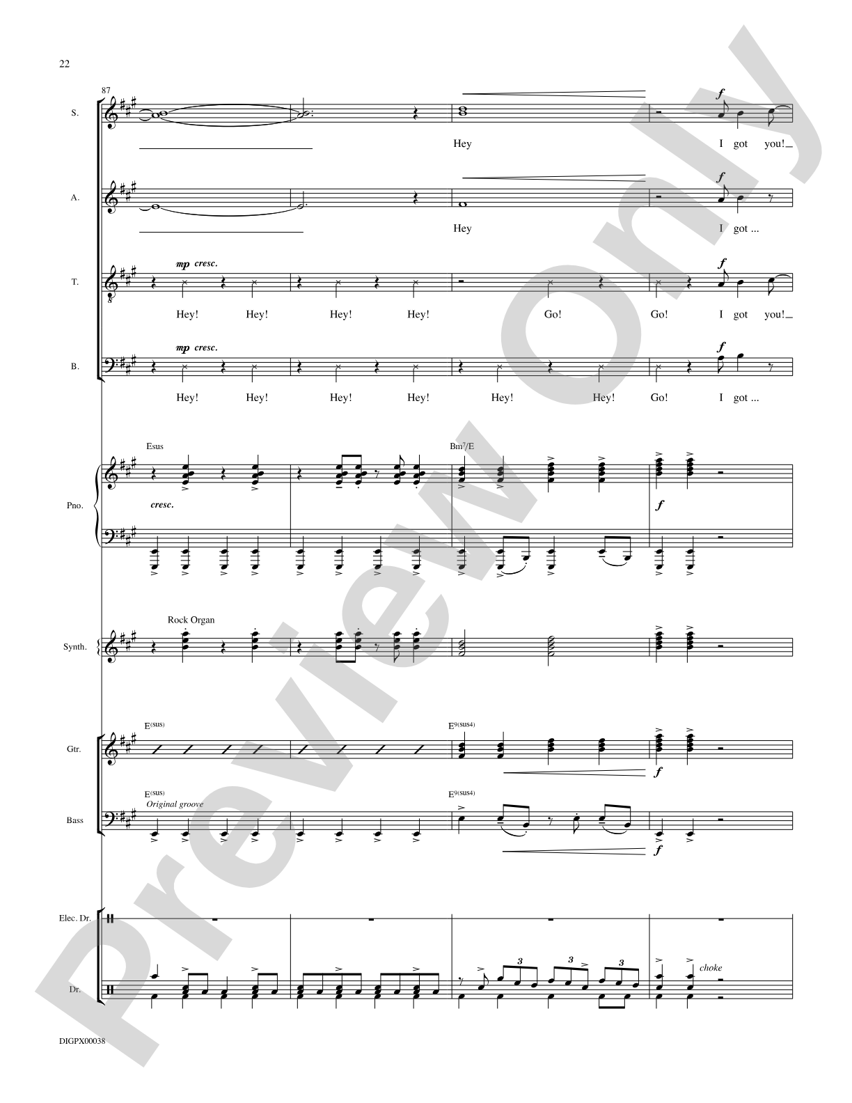I Got You: Choral SoundPax