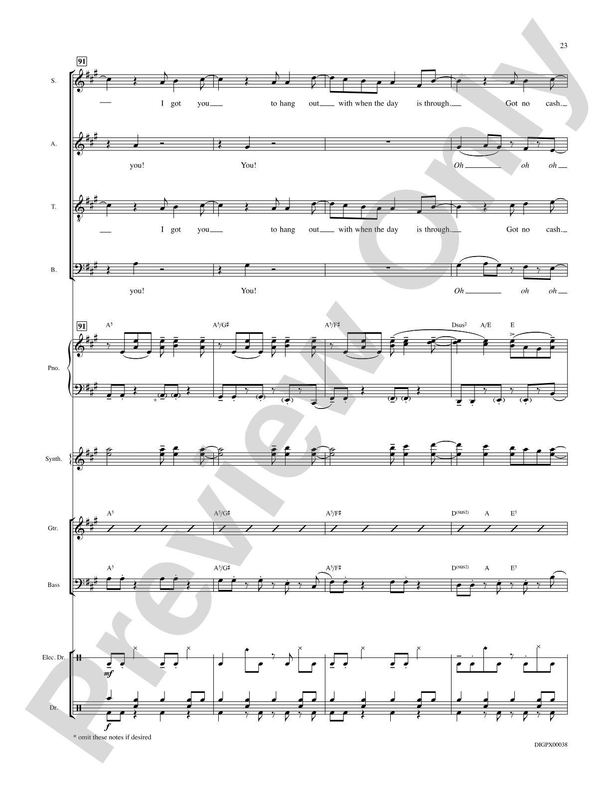 I Got You: Choral SoundPax