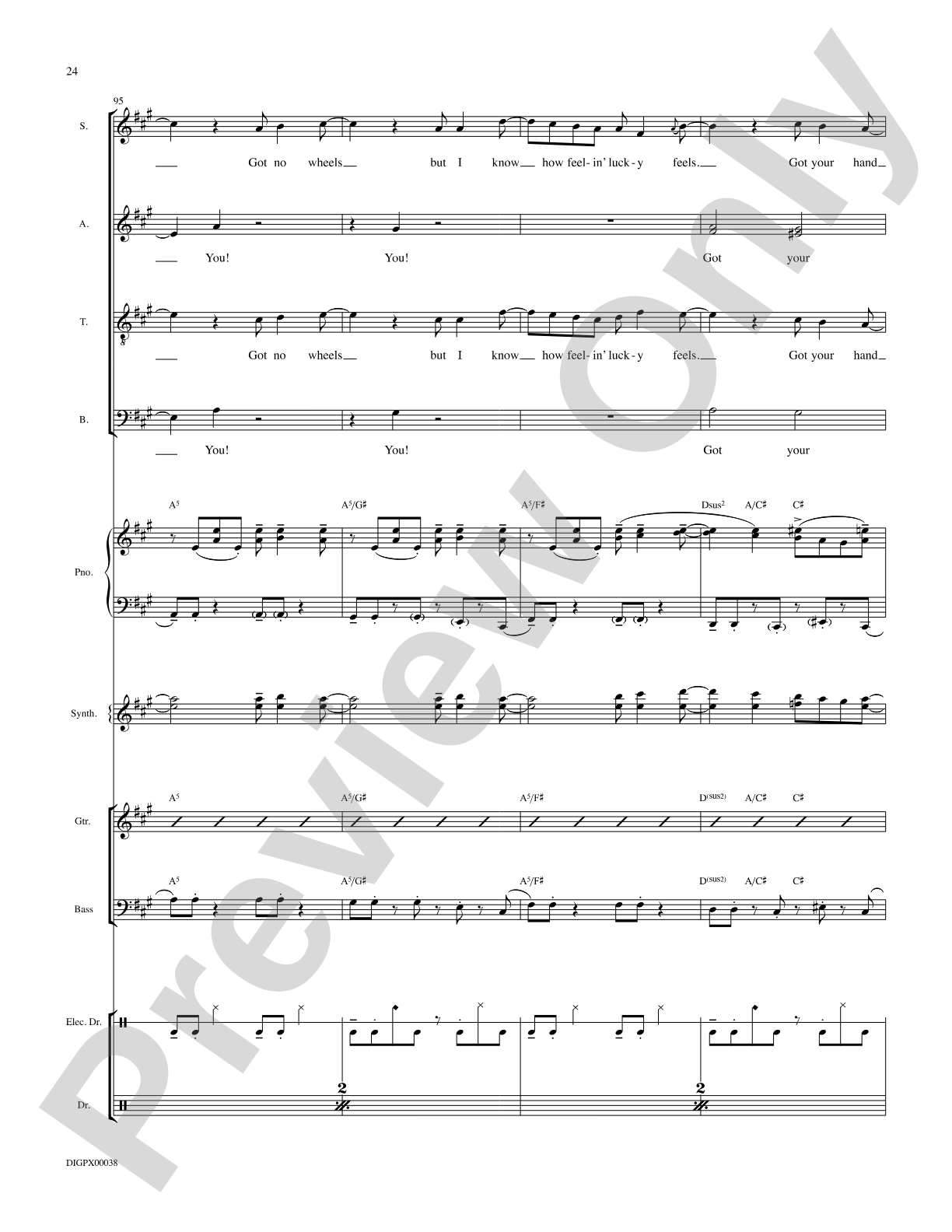 I Got You: Choral SoundPax
