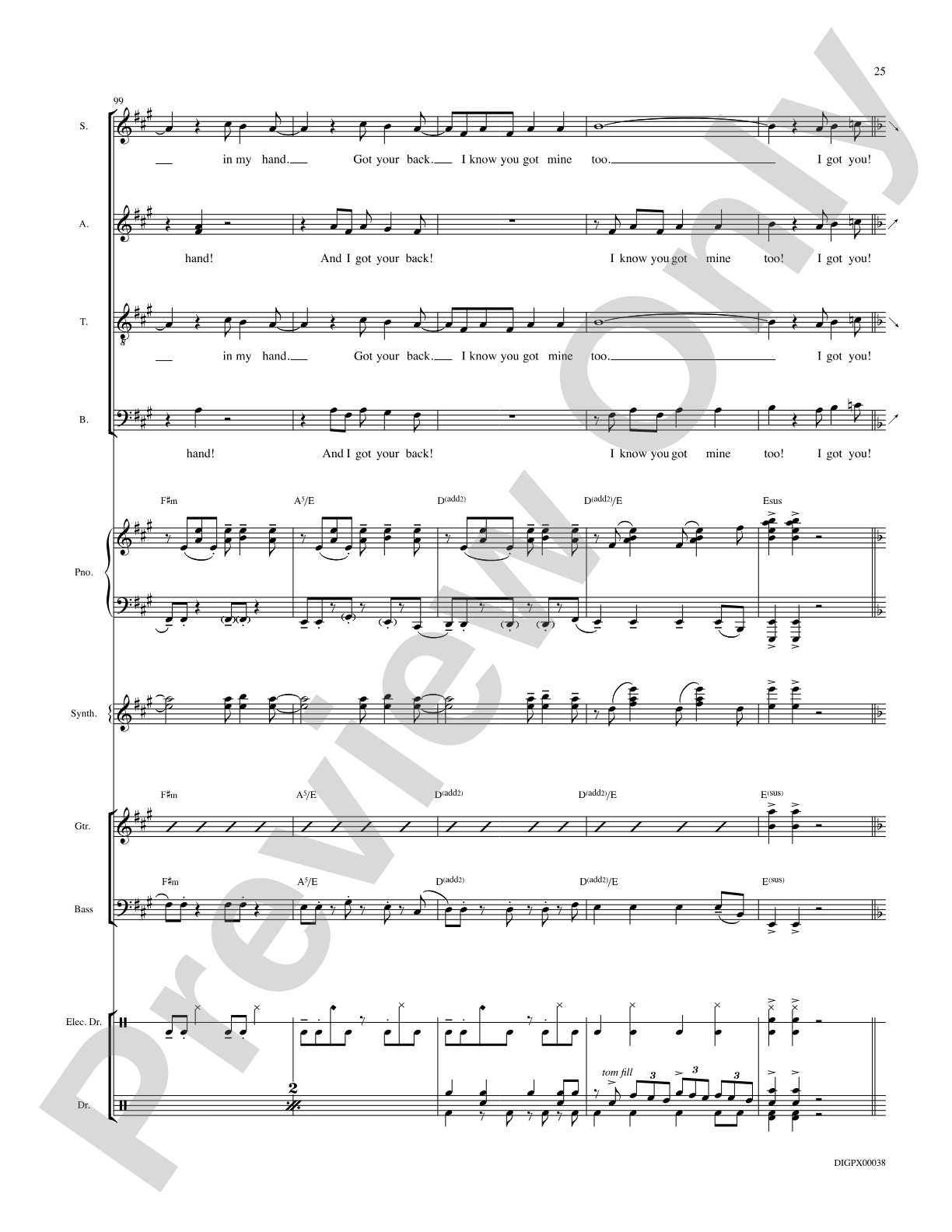 I Got You: Choral SoundPax