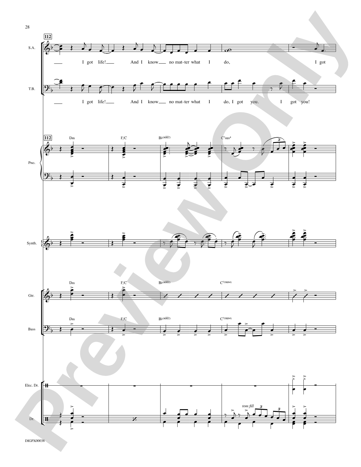 I Got You: Choral SoundPax