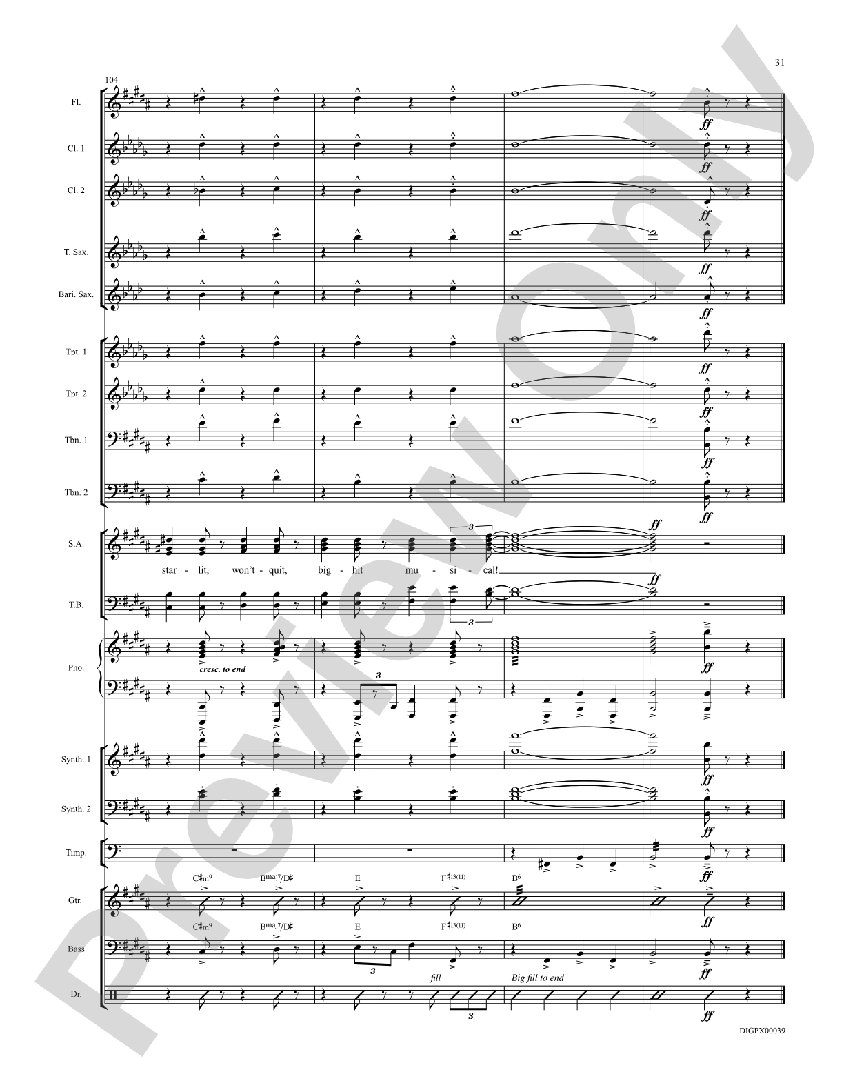 A Musical (from the musical Something Rotten!): Choral SoundPax