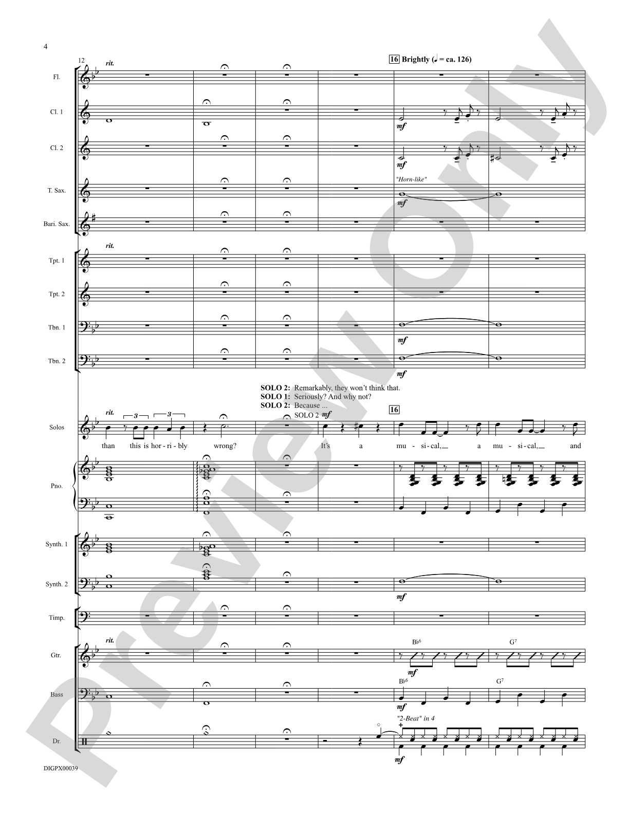 A Musical (from the musical Something Rotten!): Choral SoundPax