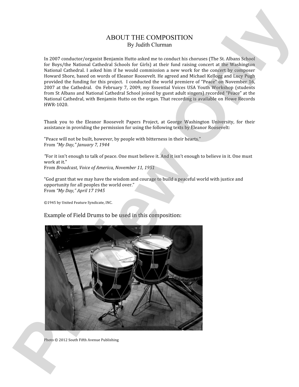 Peace: Choral SoundPax