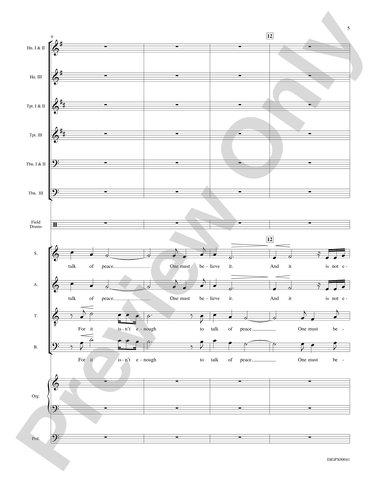 Peace: Choral SoundPax