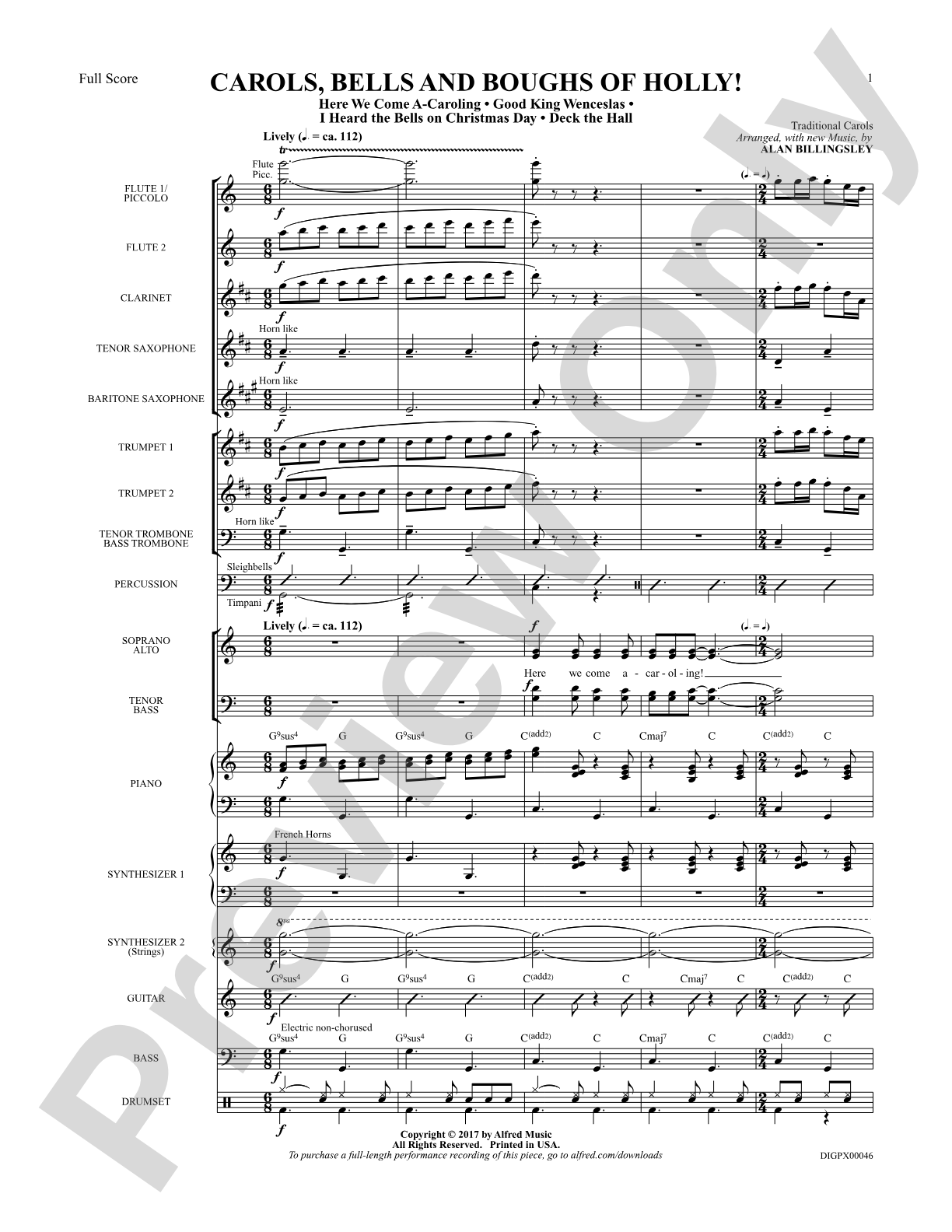 Carols, Bells, and Boughs of Holly!: Choral SoundPax