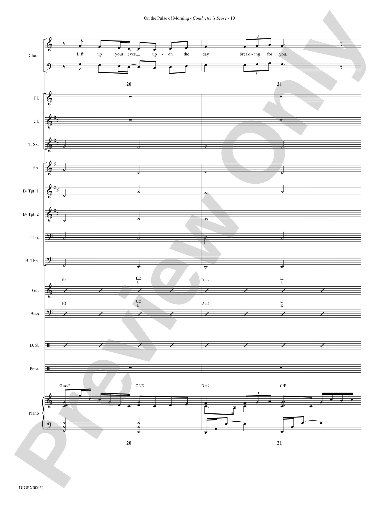 On the Pulse of Morning: Choral SoundPax