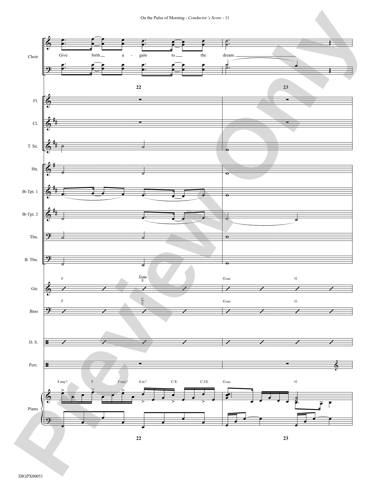 On the Pulse of Morning: Choral SoundPax