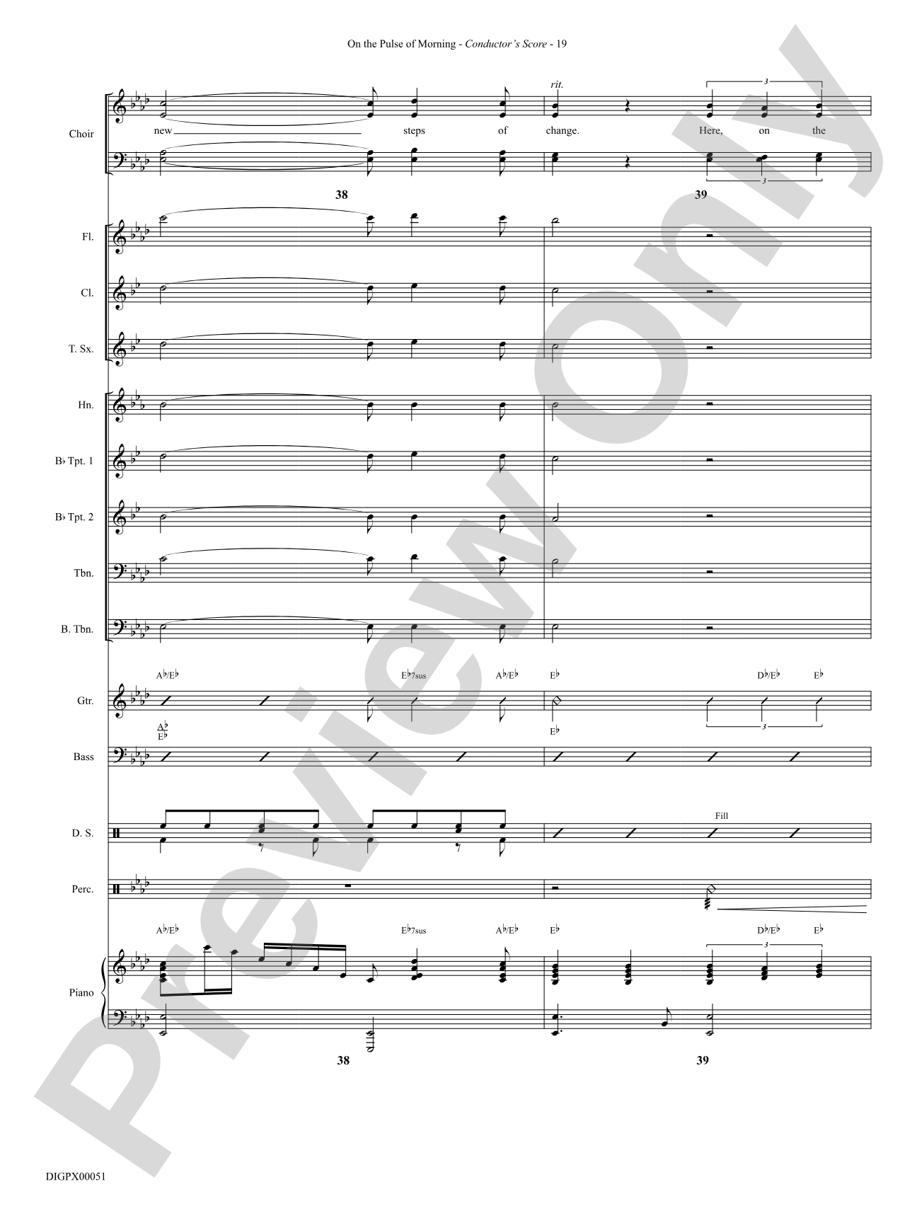 On the Pulse of Morning: Choral SoundPax