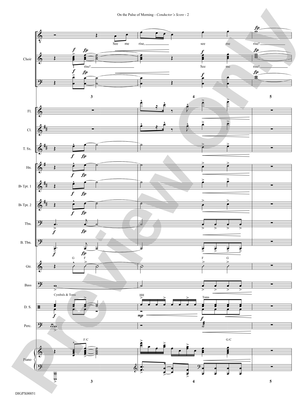 On the Pulse of Morning: Choral SoundPax