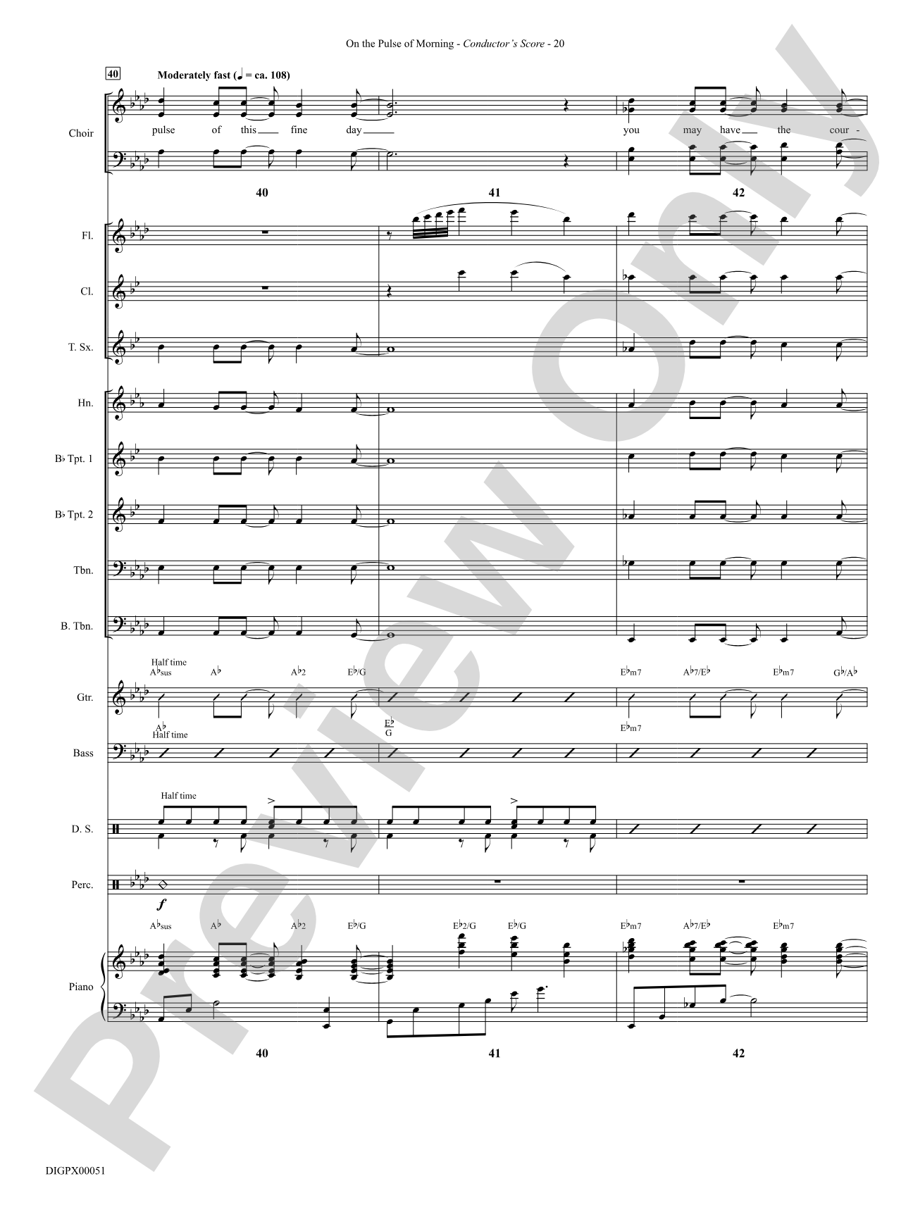 On the Pulse of Morning: Choral SoundPax