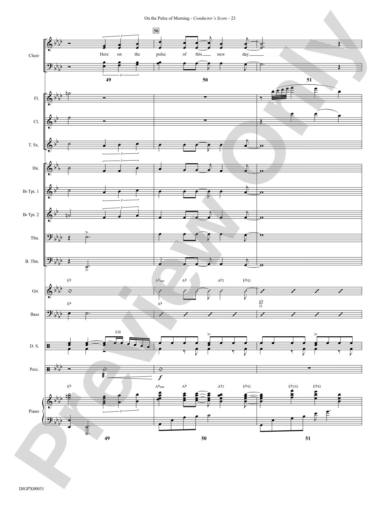 On the Pulse of Morning: Choral SoundPax