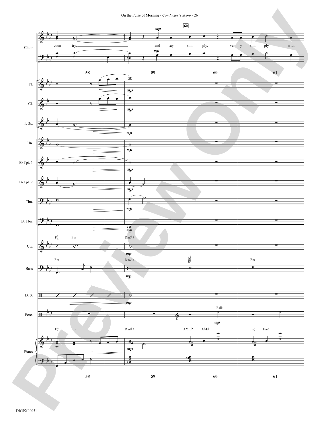 On the Pulse of Morning: Choral SoundPax