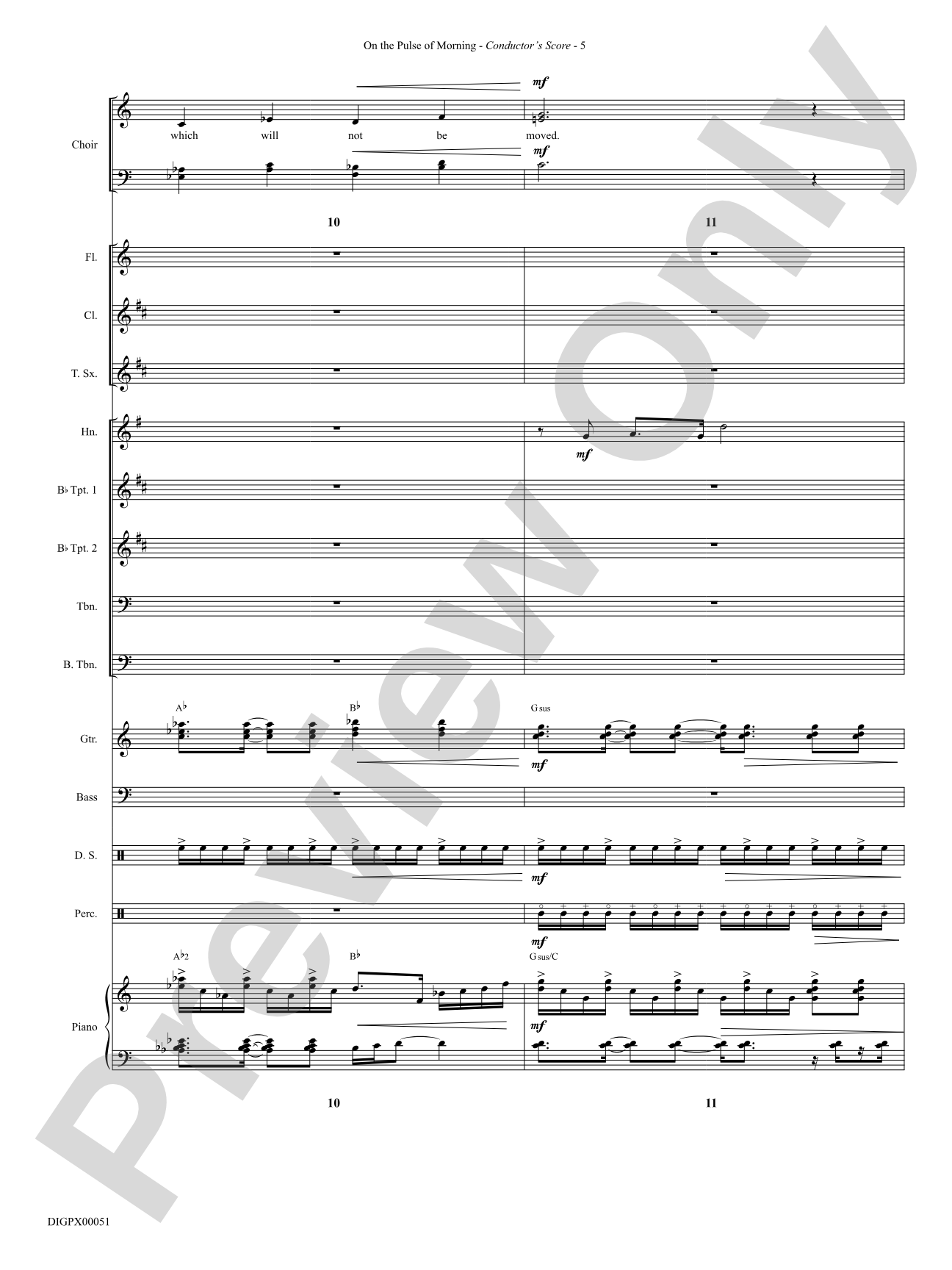 On the Pulse of Morning: Choral SoundPax