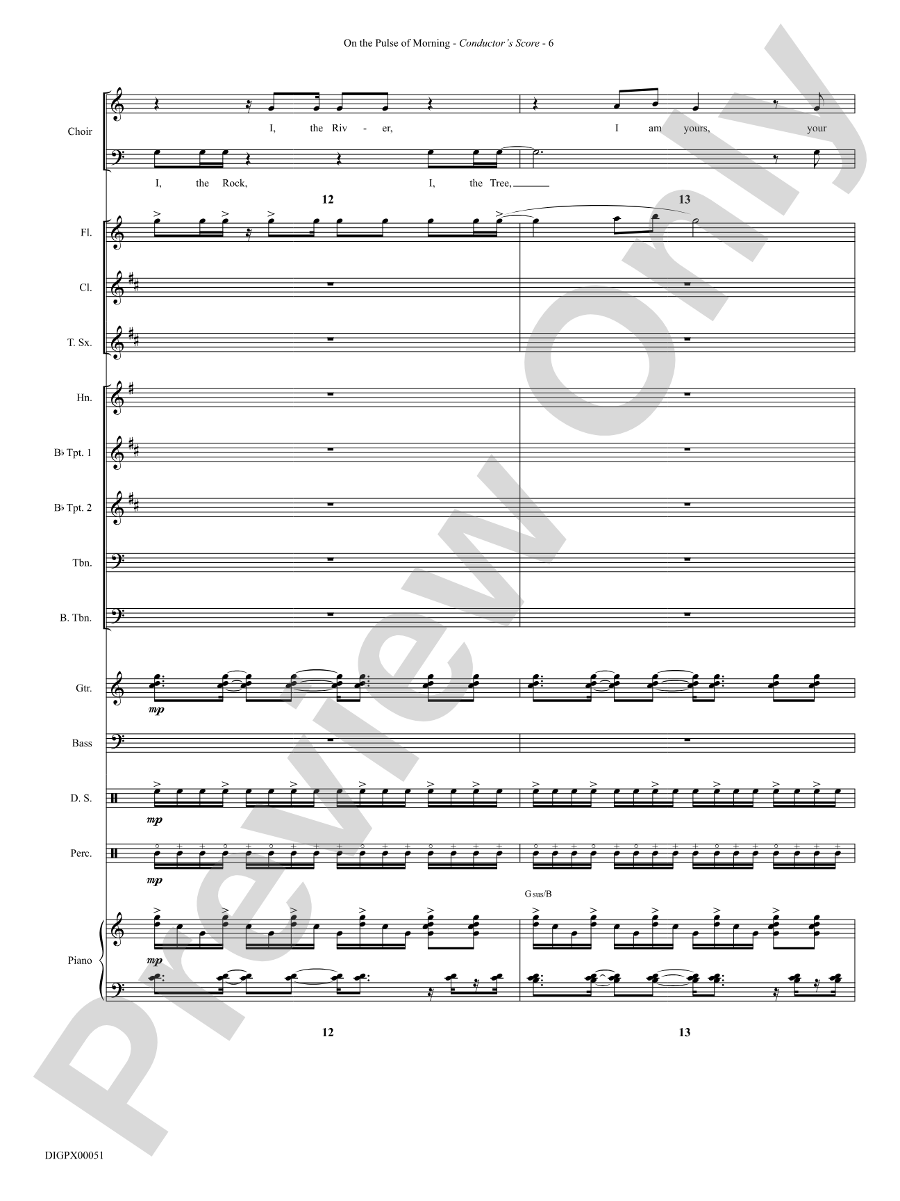 On the Pulse of Morning: Choral SoundPax