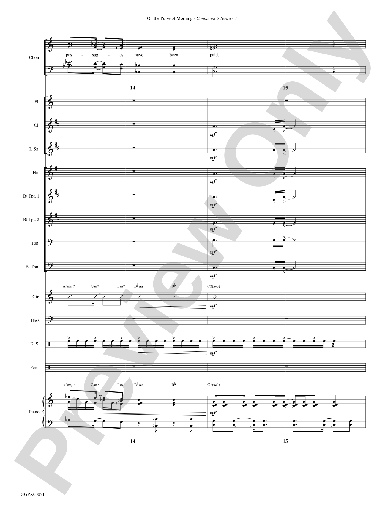 On the Pulse of Morning: Choral SoundPax