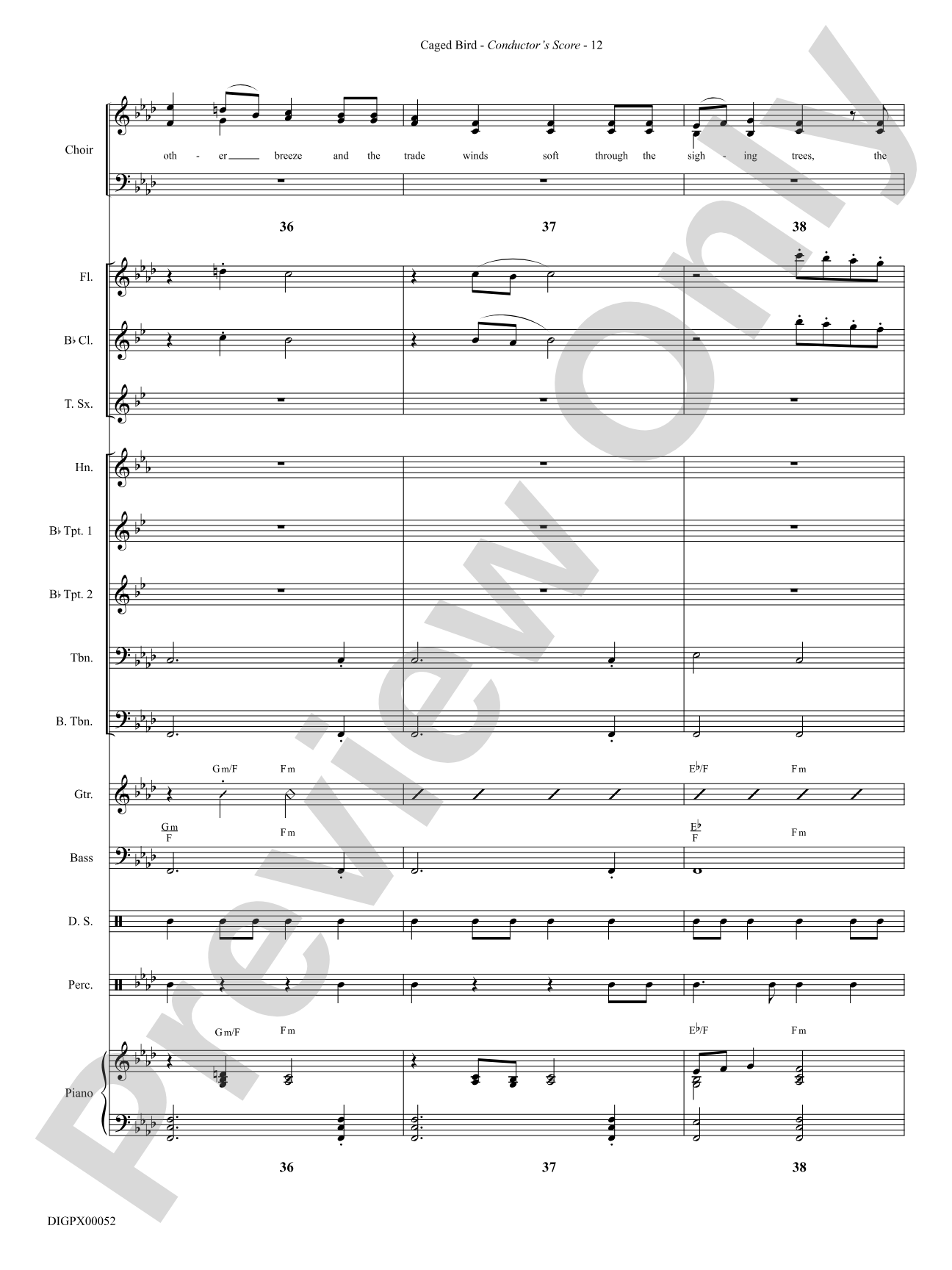 Caged Bird: Choral SoundPax