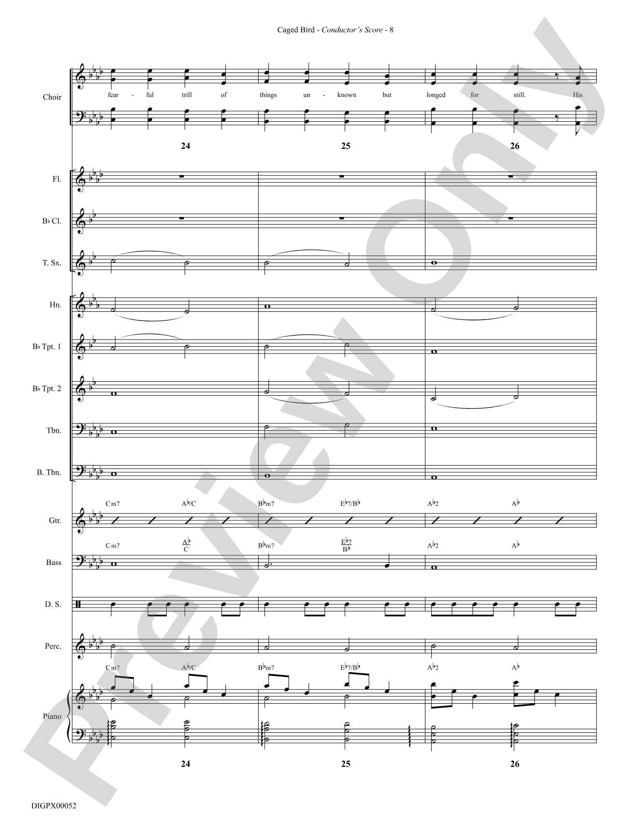 Caged Bird: Choral SoundPax