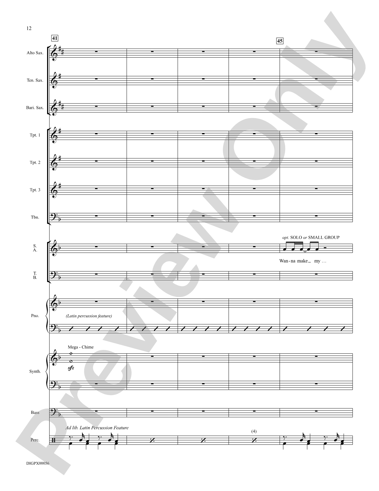 I Just Wanna Be Happy: Score