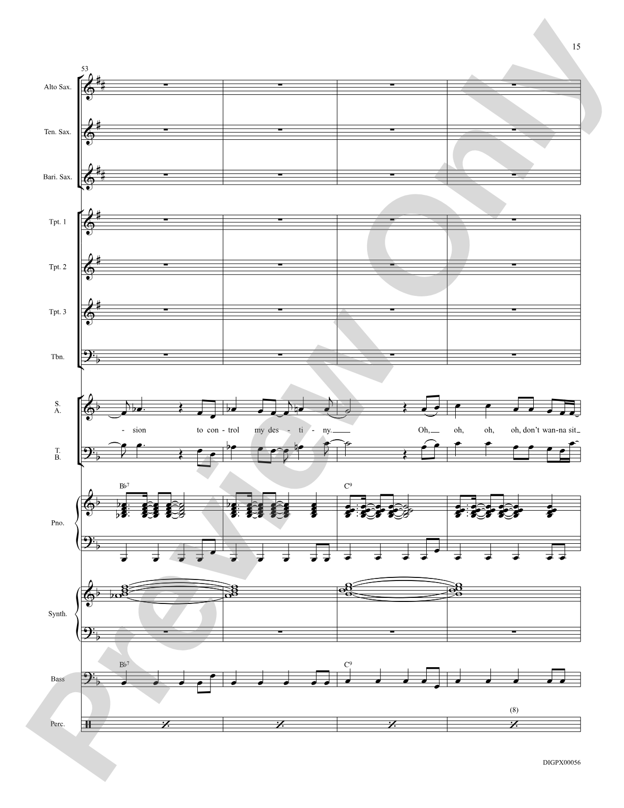 I Just Wanna Be Happy: Score