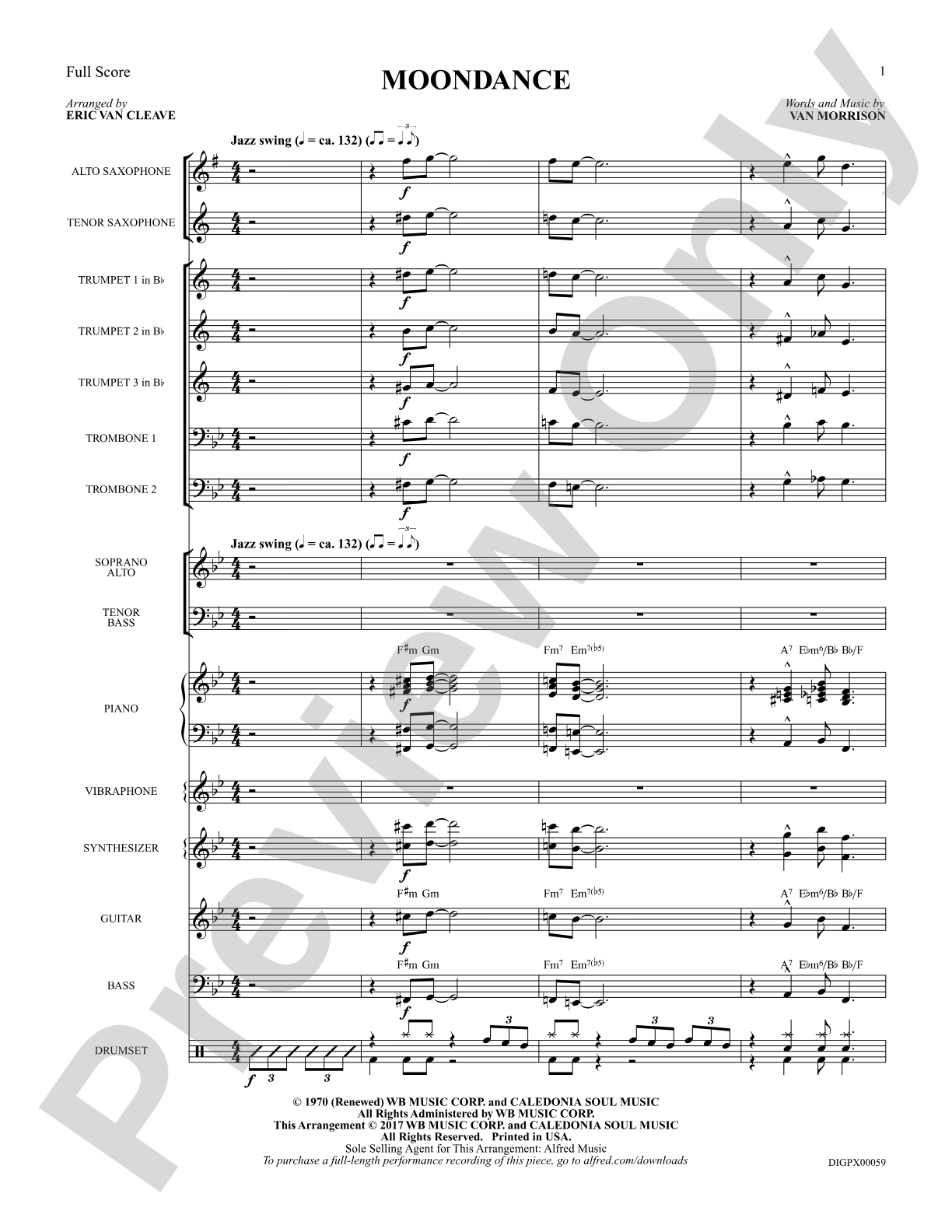Moondance: Choral SoundPax