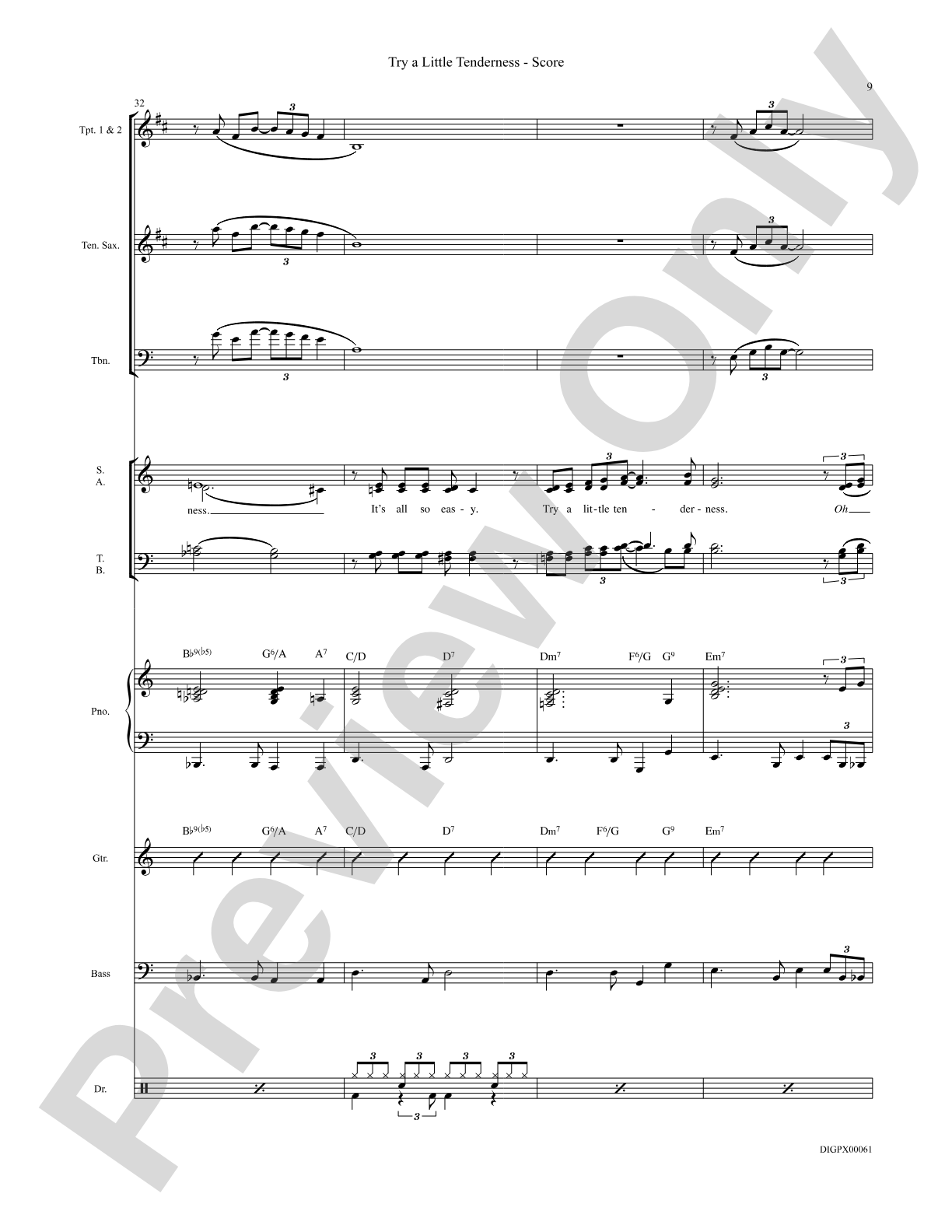 Try a Little Tenderness: Choral SoundPax