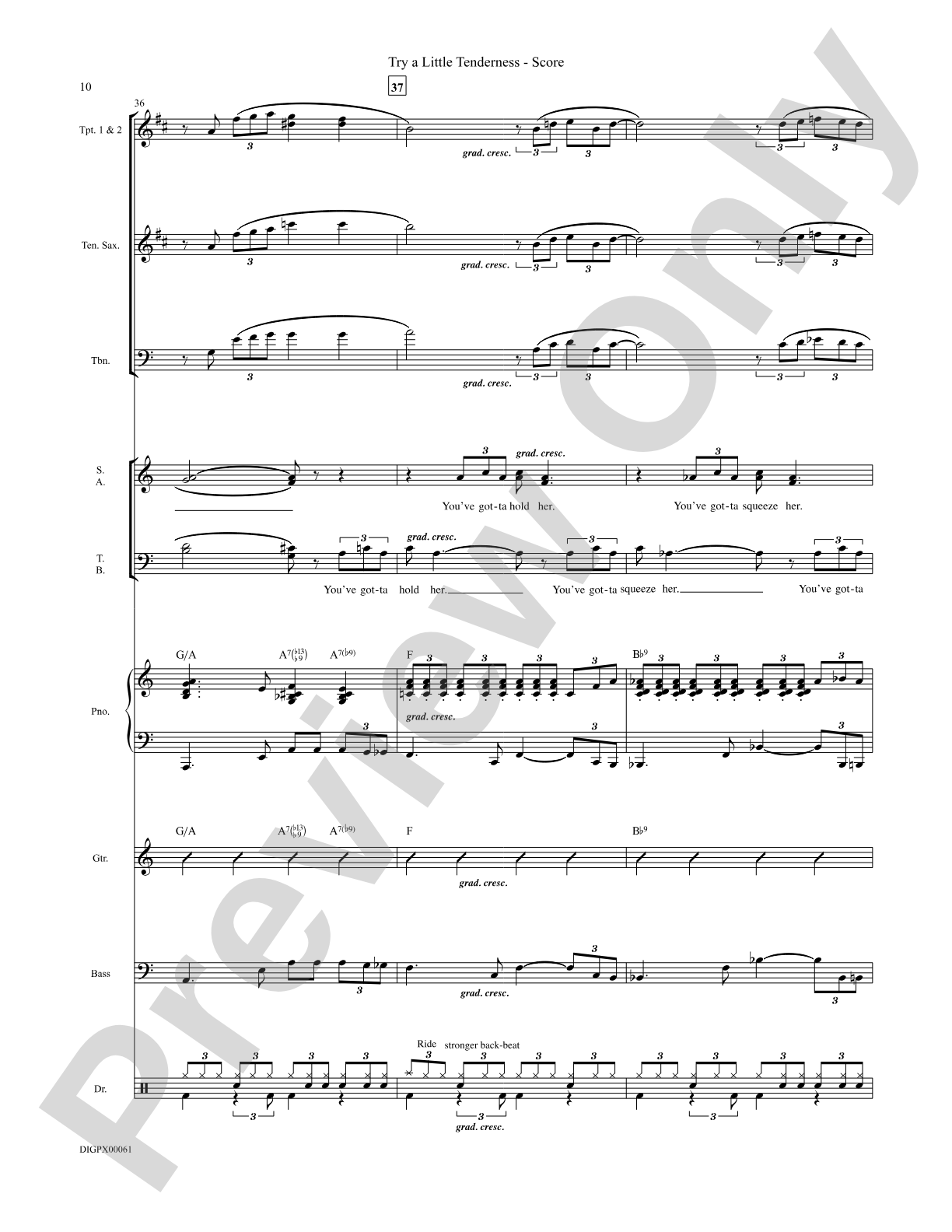 Try a Little Tenderness: Choral SoundPax