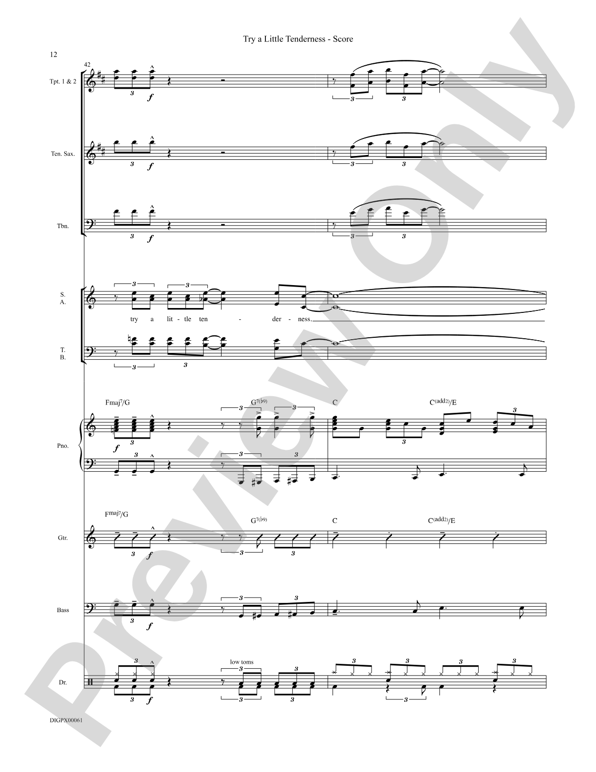 Try a Little Tenderness: Choral SoundPax