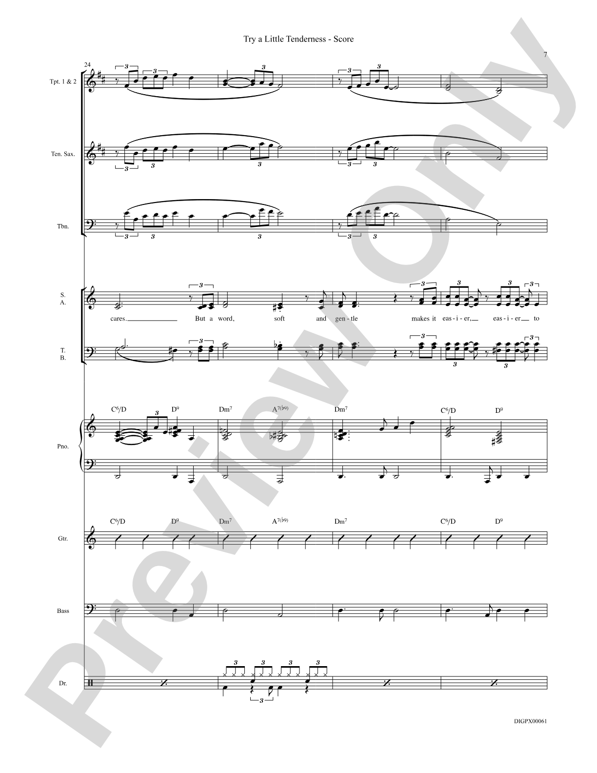 Try a Little Tenderness: Choral SoundPax