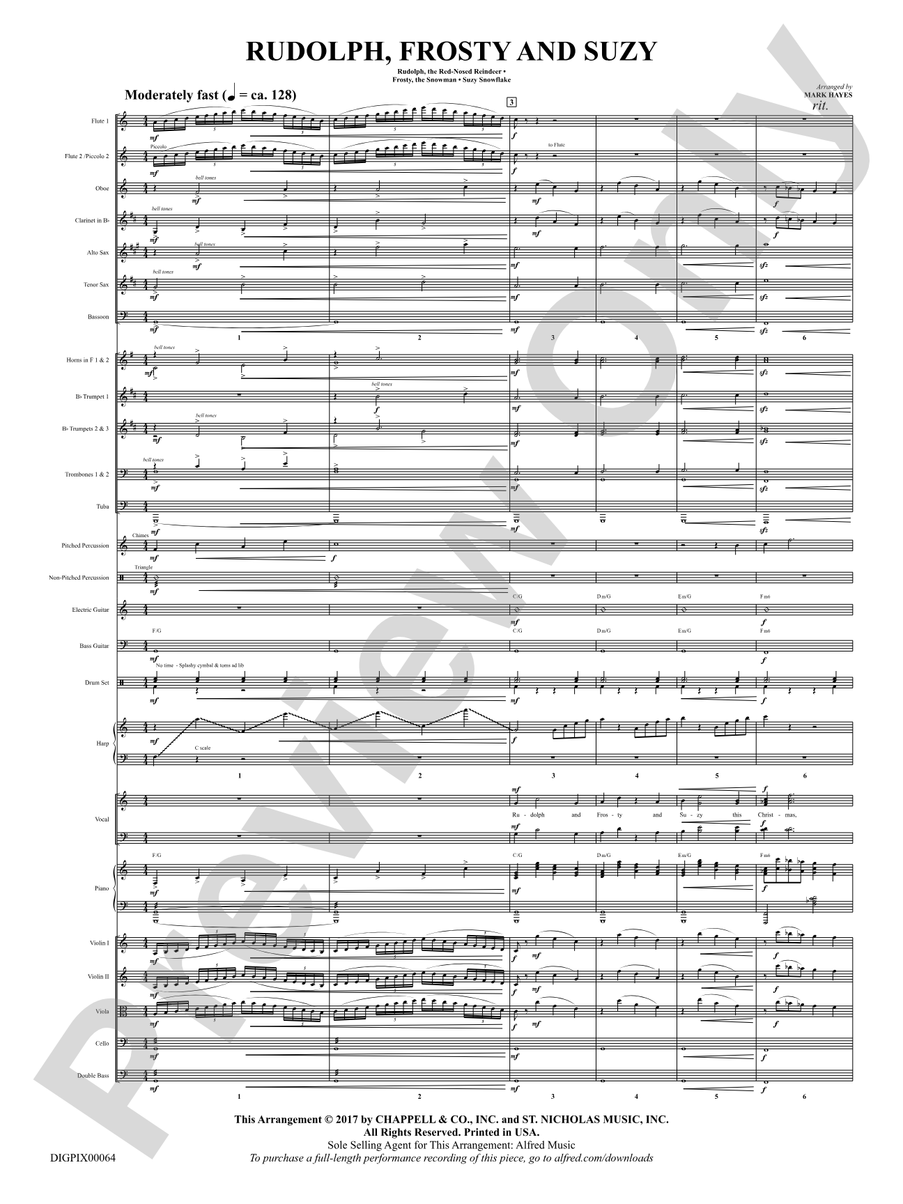 Rudolph, Frosty, and Suzy: Choral SoundPax