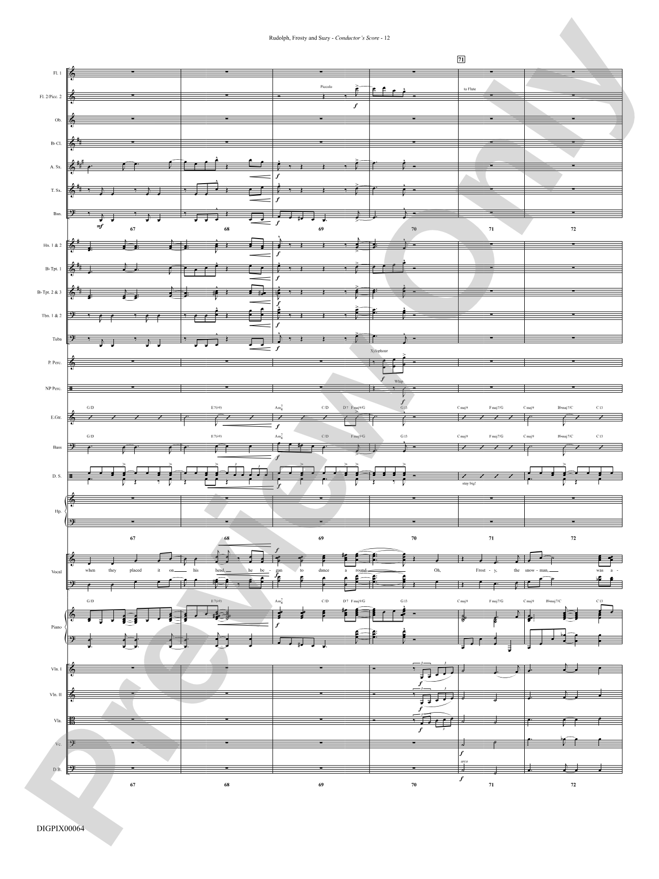 Rudolph, Frosty, and Suzy: Choral SoundPax