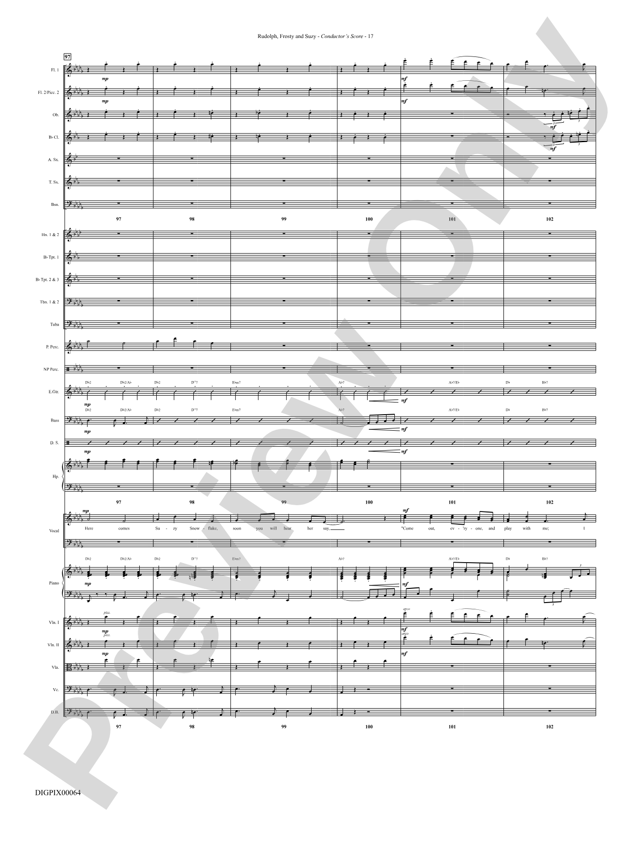 Rudolph, Frosty, and Suzy: Choral SoundPax