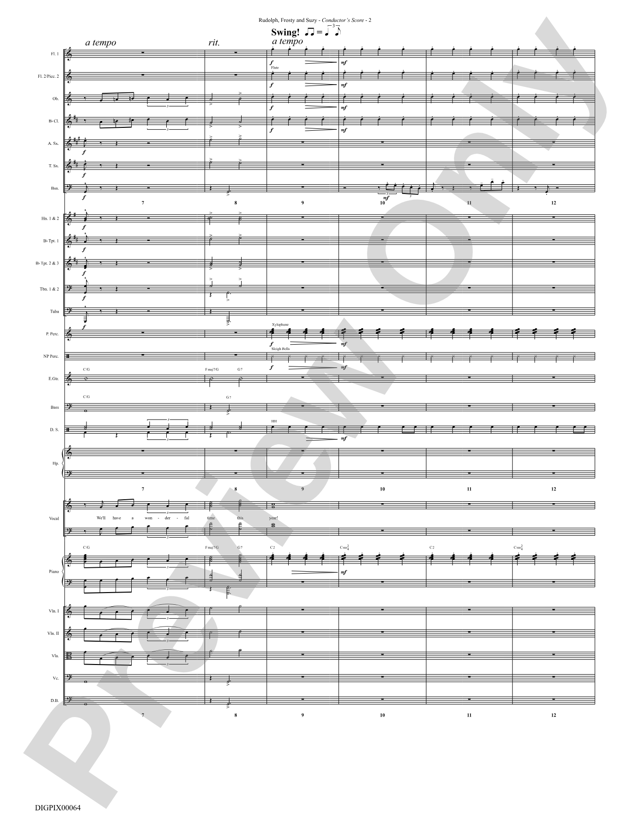 Rudolph, Frosty, and Suzy: Choral SoundPax