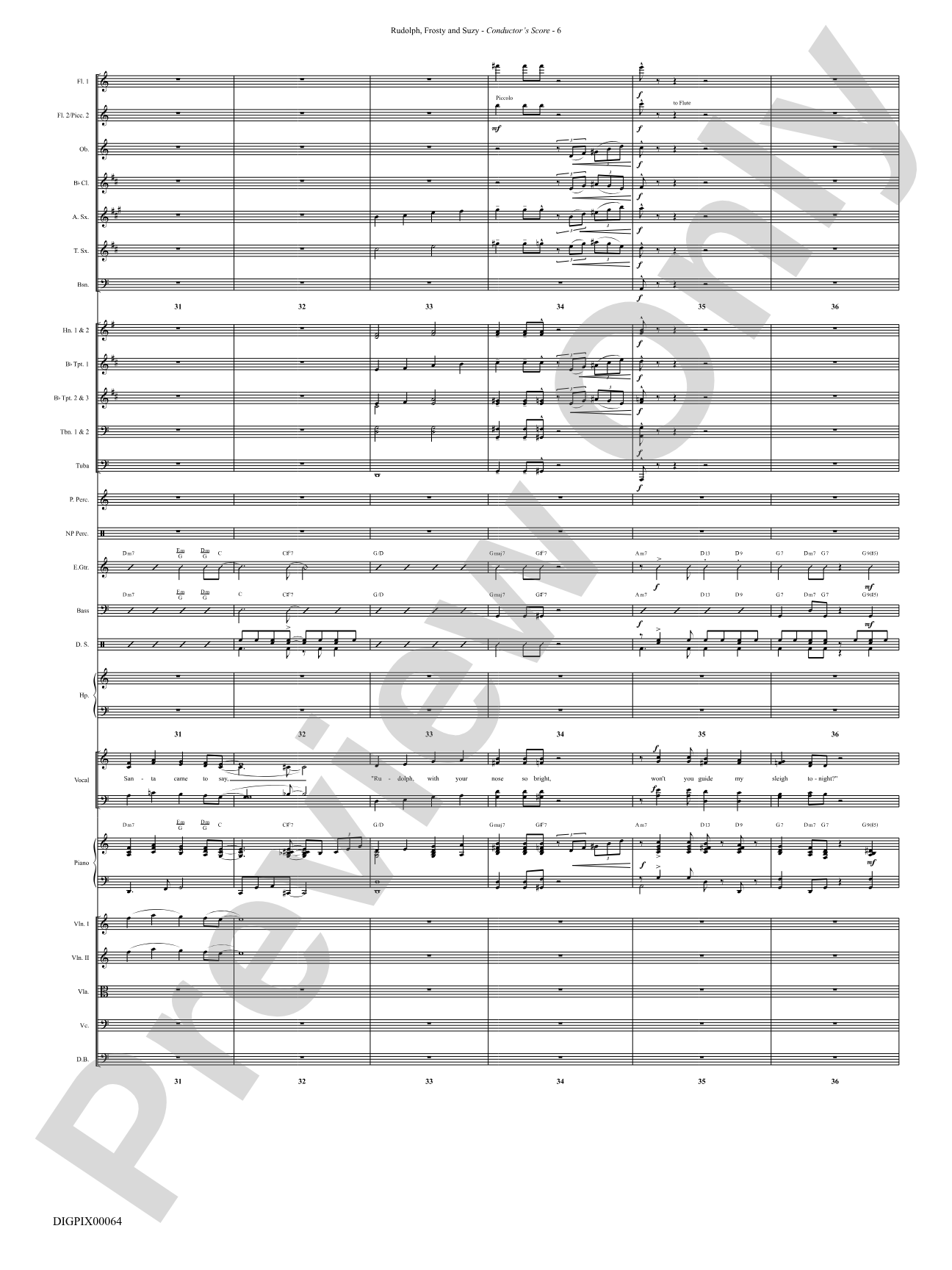 Rudolph, Frosty, and Suzy: Choral SoundPax