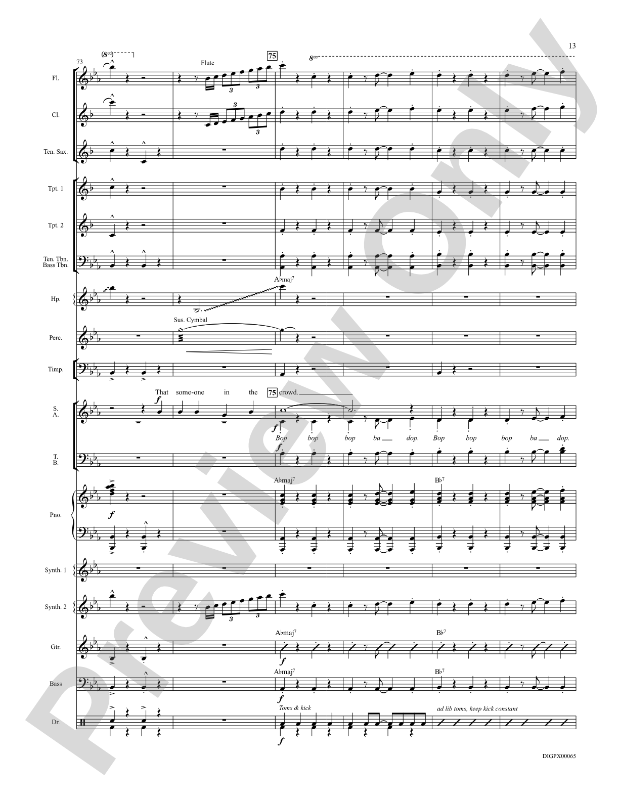 Someone in the Crowd: Choral SoundPax