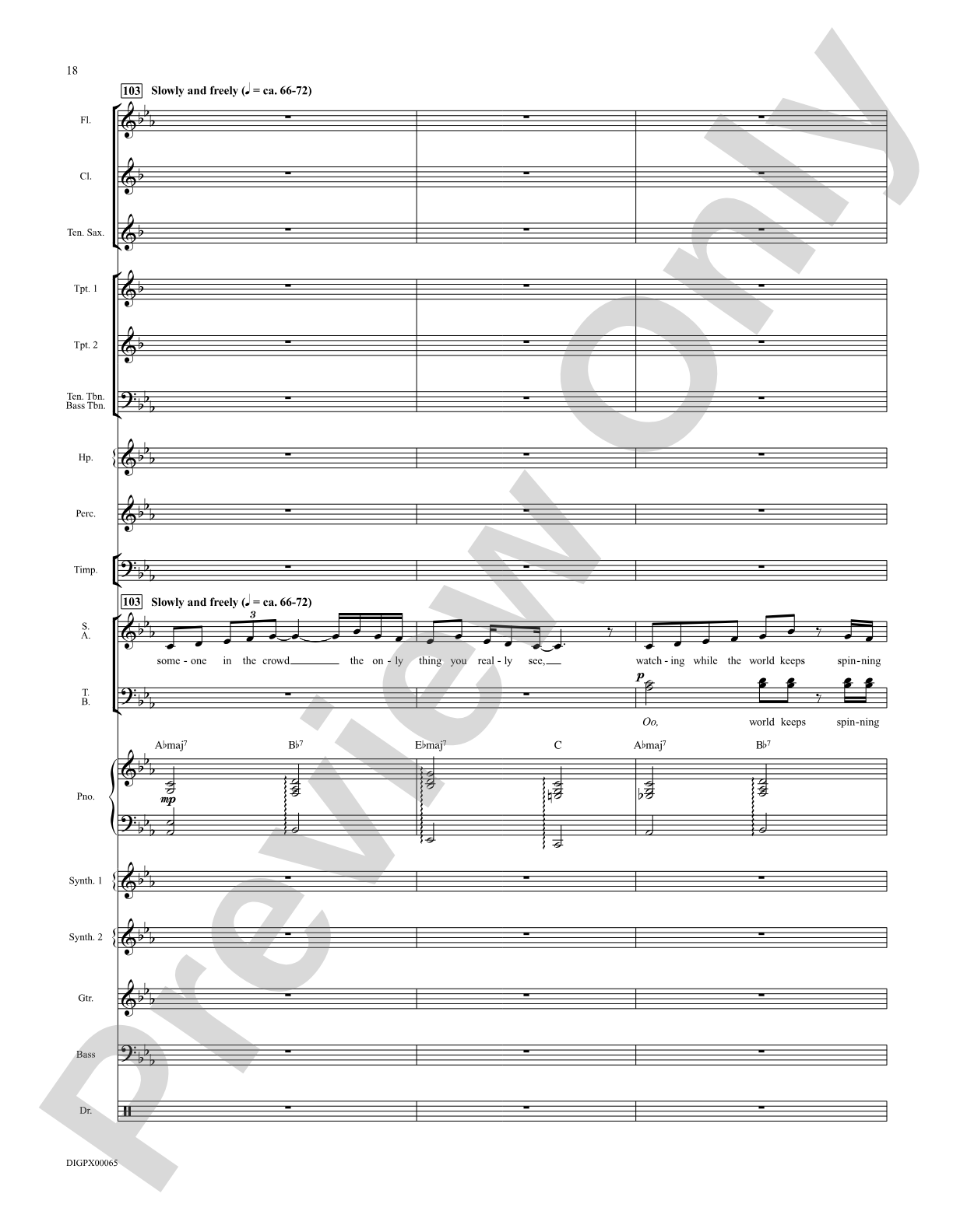 Someone in the Crowd: Choral SoundPax